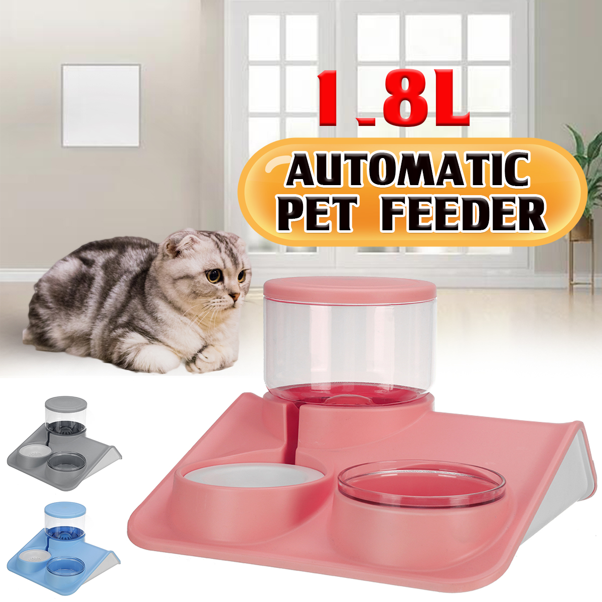 PetWatererMultiLayerFilterSealedCatBowl2LPetBowlforAutomaticCatDrinkingandFeedingDeviceAutomaticDogF-1912352-2