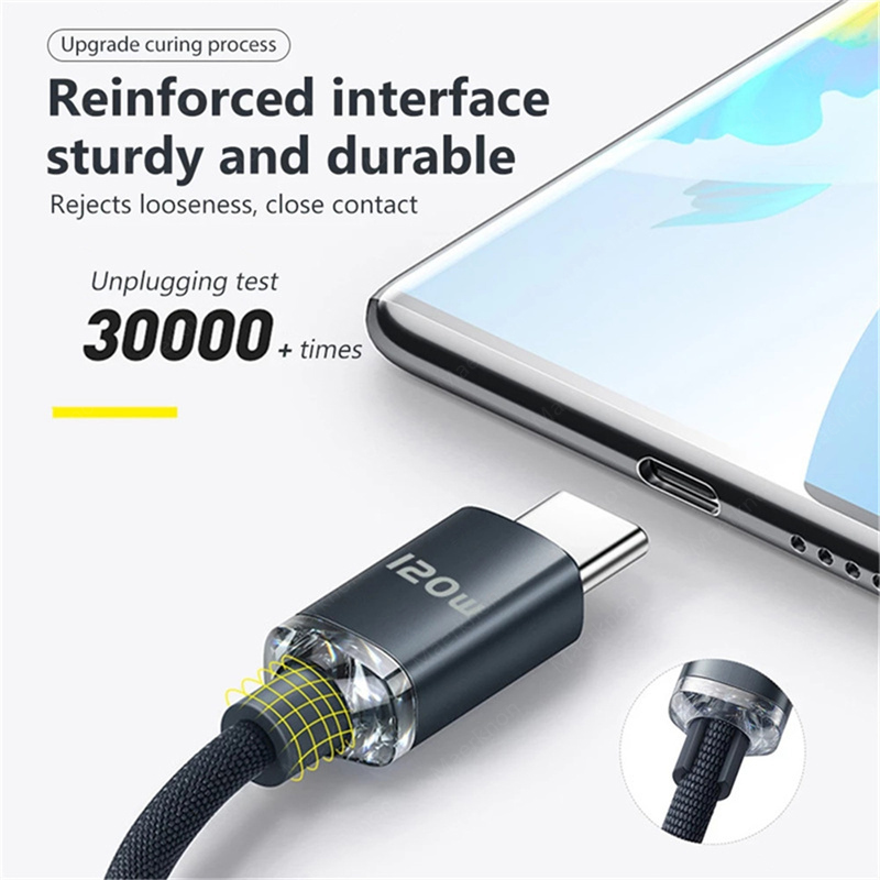120WUSB-AtoType-CCableFastChargingDataTransmissionTinnedCopperCoreLine1M2MLongforHuaweiMate50forSams-1983229-6