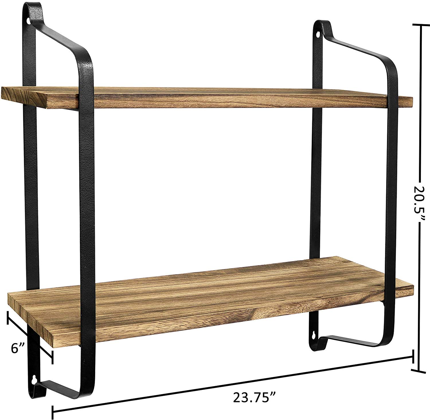 2-TierWoodenWallMountedFloatingShelvesDIYStorageShelvingDisplayBracket-1824243-6