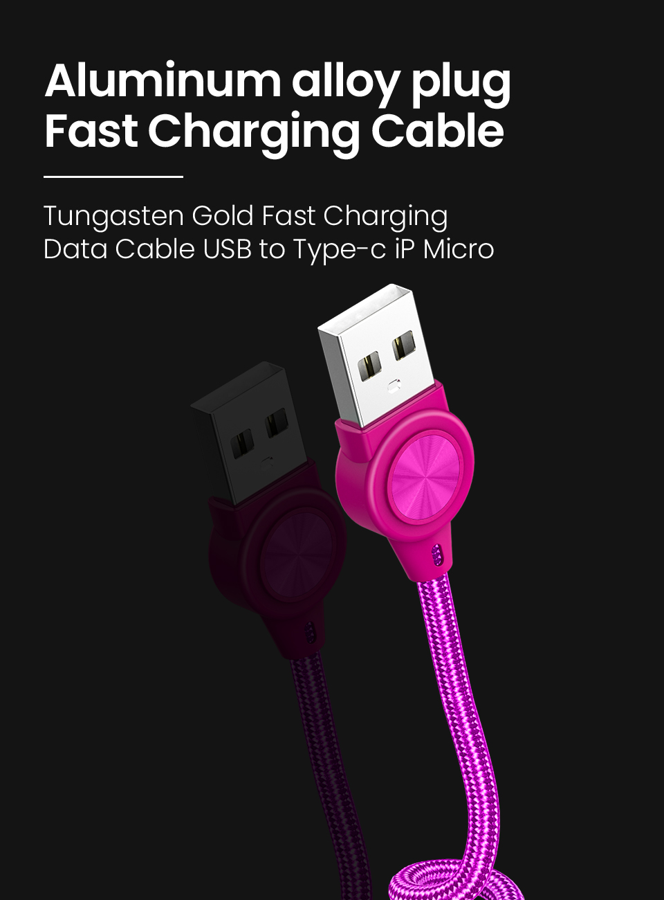 3A3in1USB-AtoiPType-CMicroUSBSpringCableFastChargingDataTransmissionCopperCoreLine1MLongforHuaweiMat-1989783-4