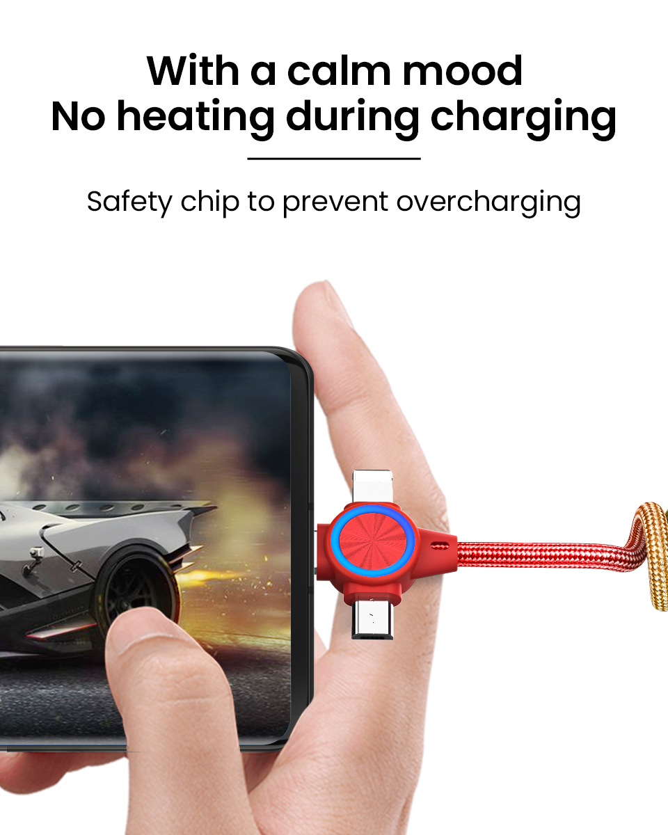 3A3in1USB-AtoiPType-CMicroUSBSpringCableFastChargingDataTransmissionCopperCoreLine1MLongforHuaweiMat-1989783-10