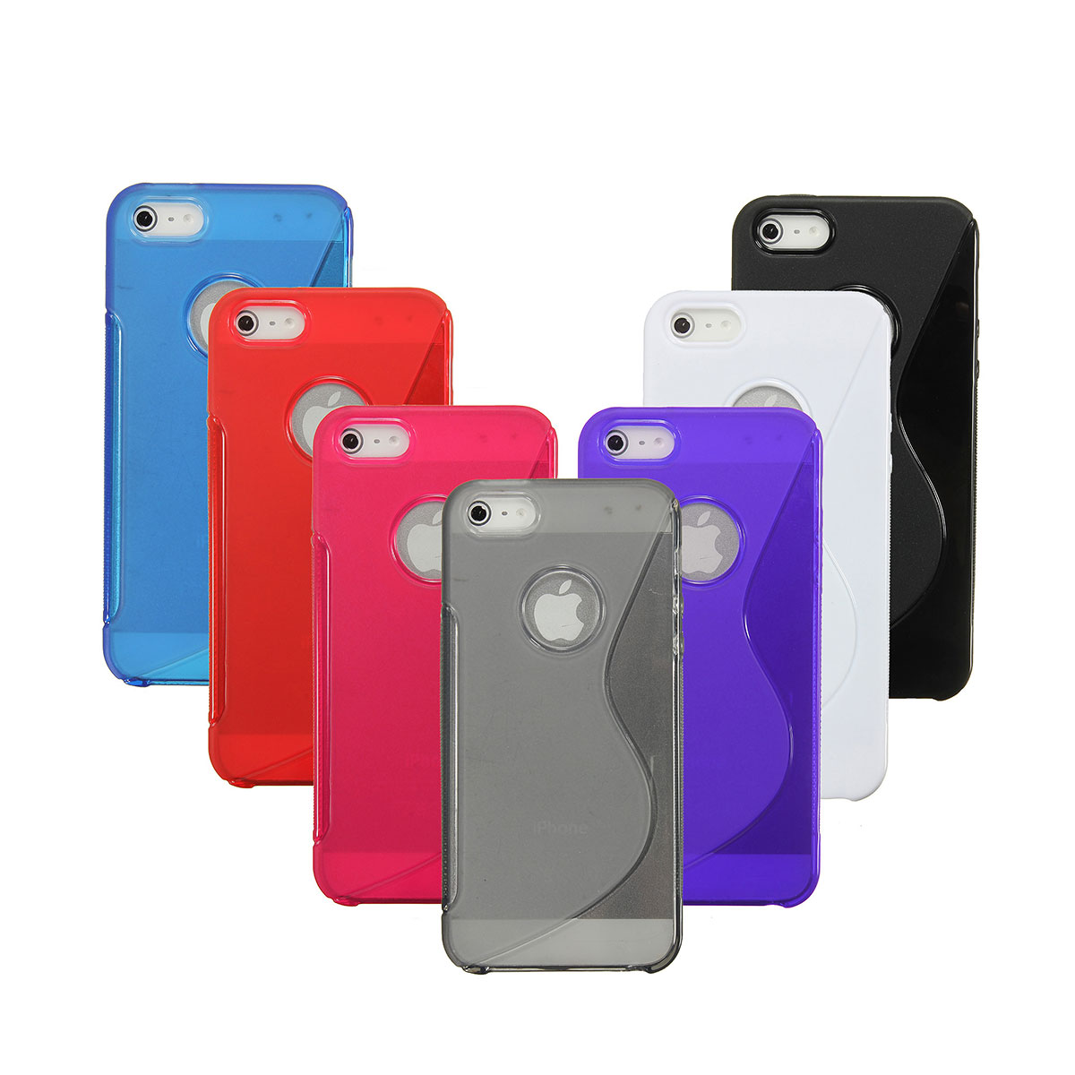 BackShellCoverCaseforiPhone55SS-lineSoftGelFlexibleTPUSilicone-1974923-9