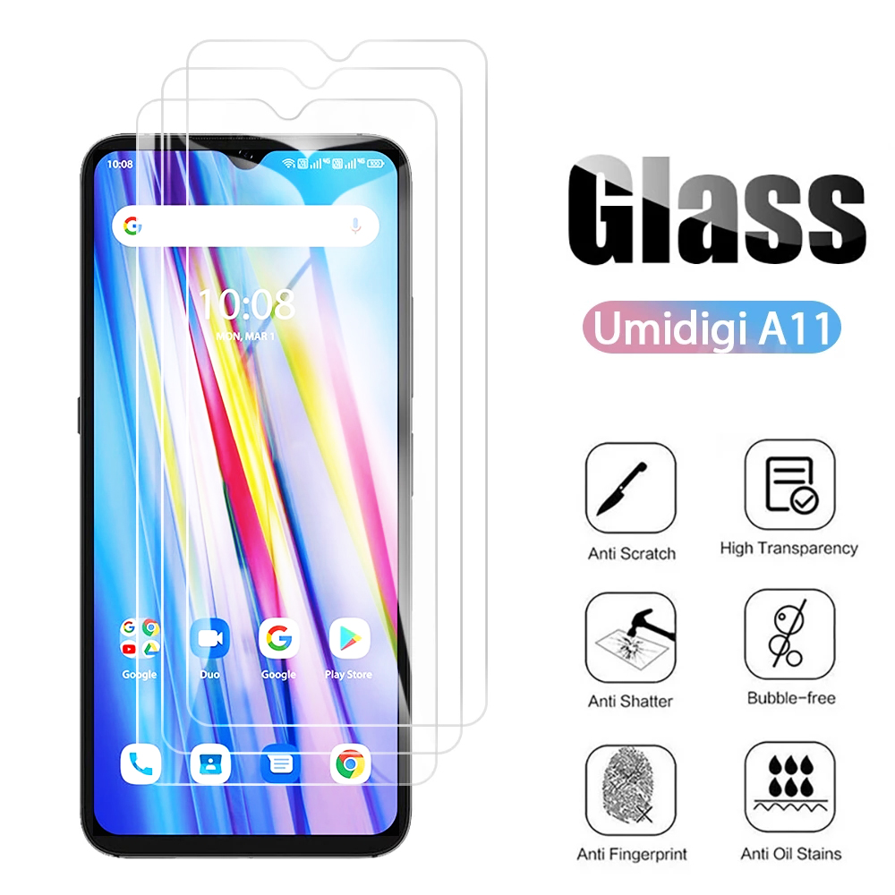 Bakeey1235PcsforUMIDIGIA11FrontFilm9HAnti-ExplosionAnti-FingerprintTemperedGlassScreenProtector-1853531-1