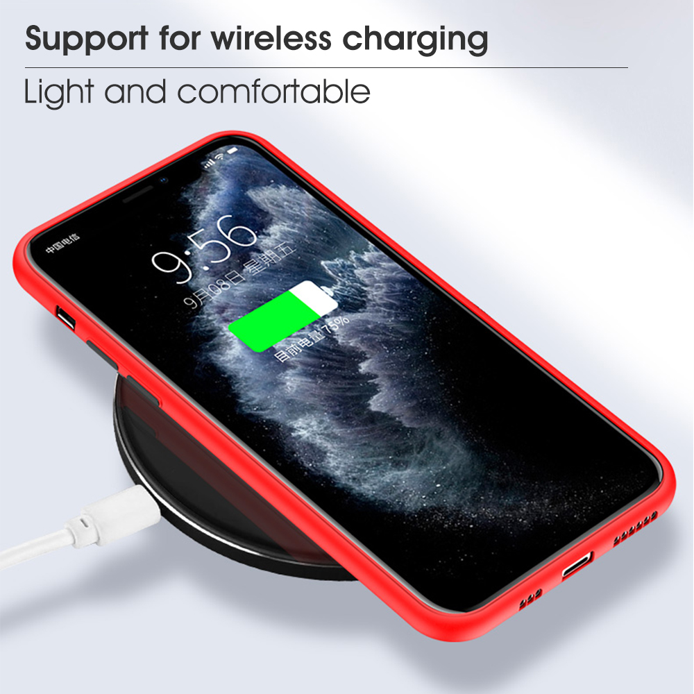 Bakeey2in1ShockproofAnti-fingerprintMatteTranslucentHardProtectiveCasewithLensProtectorRingforiPhone-1640087-8