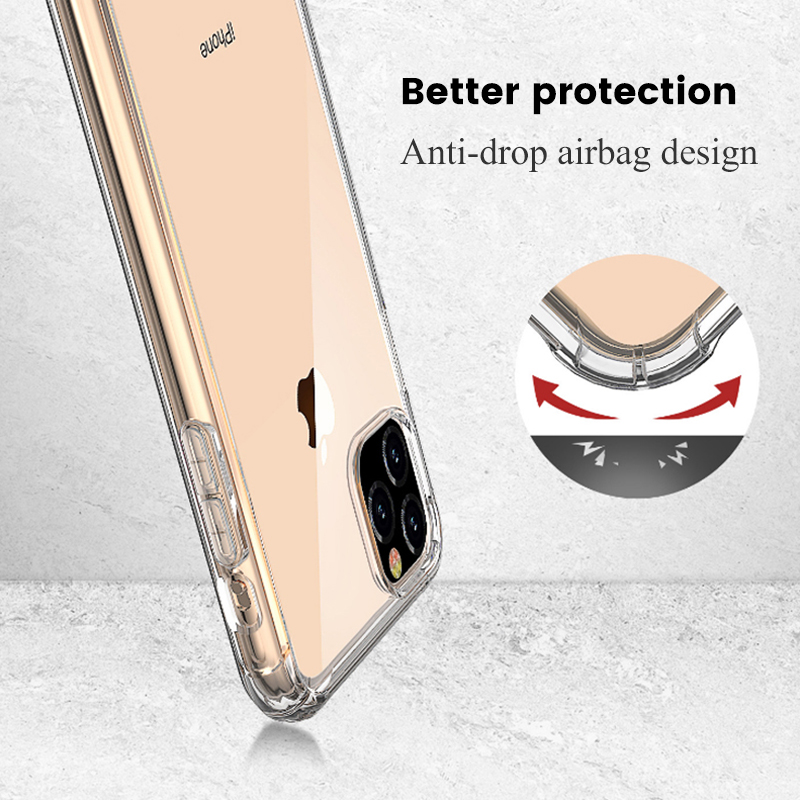 BakeeyAirbagSoftTPUTransparentShockproofProtectiveCaseforiPhone11ProMax65inch-1580786-5