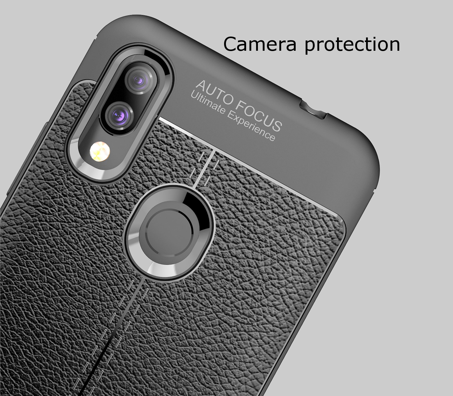 BakeeyAnti-fingerprintLitchiSiliconeSoftProtectiveCaseforXiaomiRedmi7RedmiY3Non-original-1470210-5