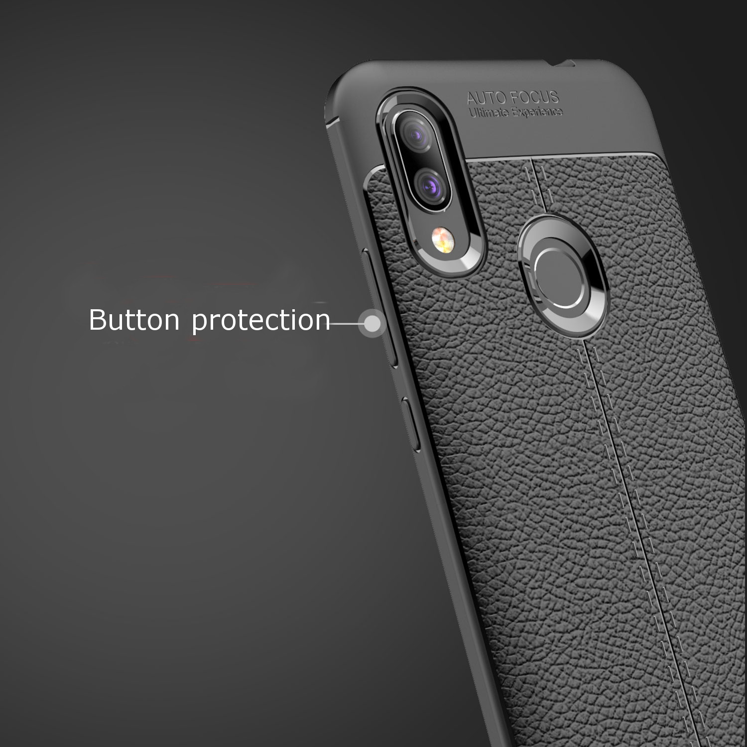 BakeeyAnti-fingerprintLitchiSiliconeSoftProtectiveCaseforXiaomiRedmi7RedmiY3Non-original-1470210-7