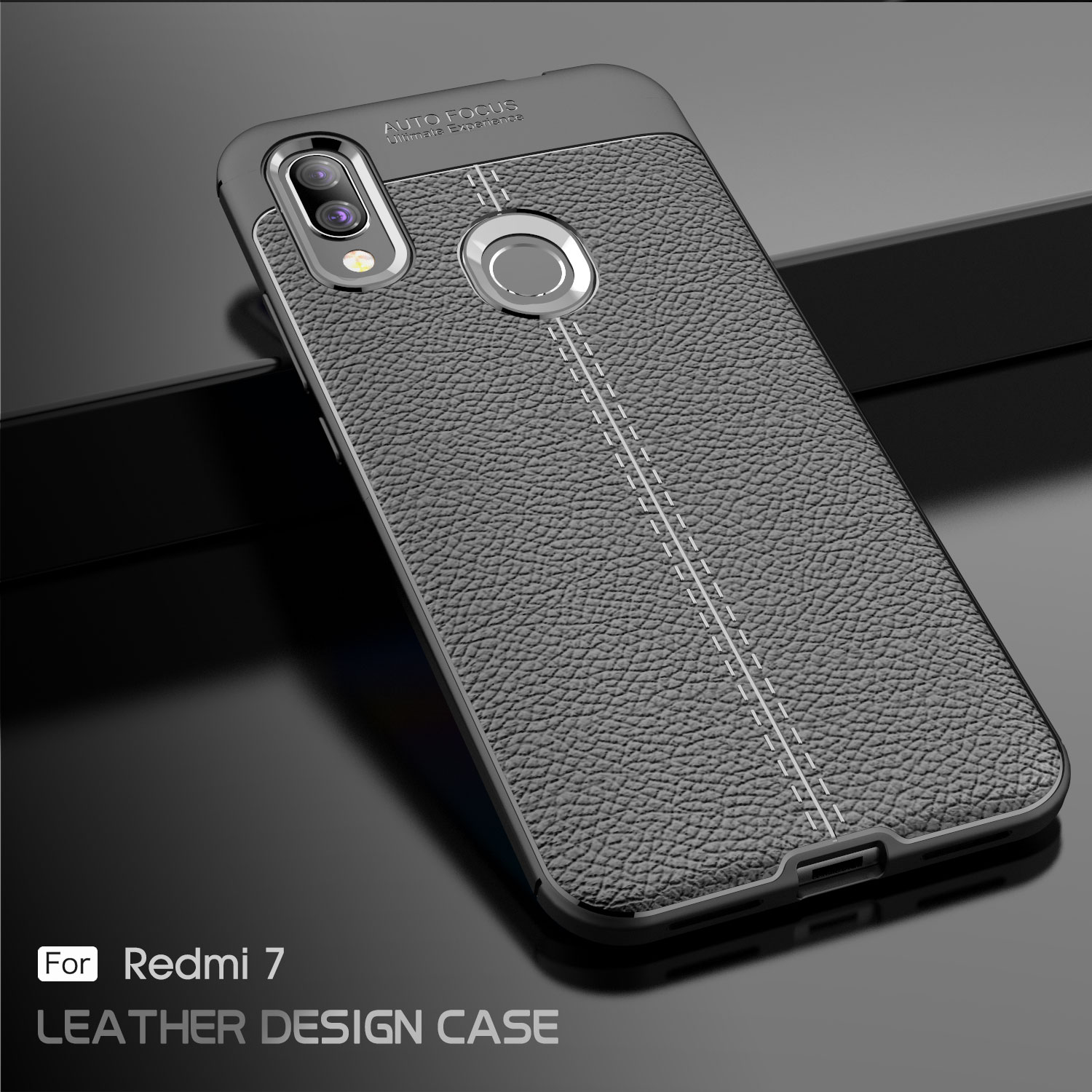 BakeeyAnti-fingerprintLitchiSiliconeSoftProtectiveCaseforXiaomiRedmi7RedmiY3Non-original-1470210-8