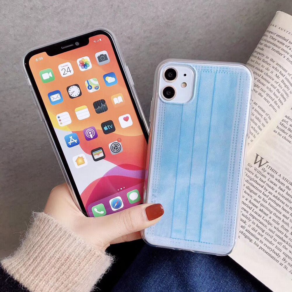 BakeeyCreativeFaceMaskPatternShockproofSoftTPUProtectiveCaseBackCoverforiPhone1111Pro11ProMax-1675330-4