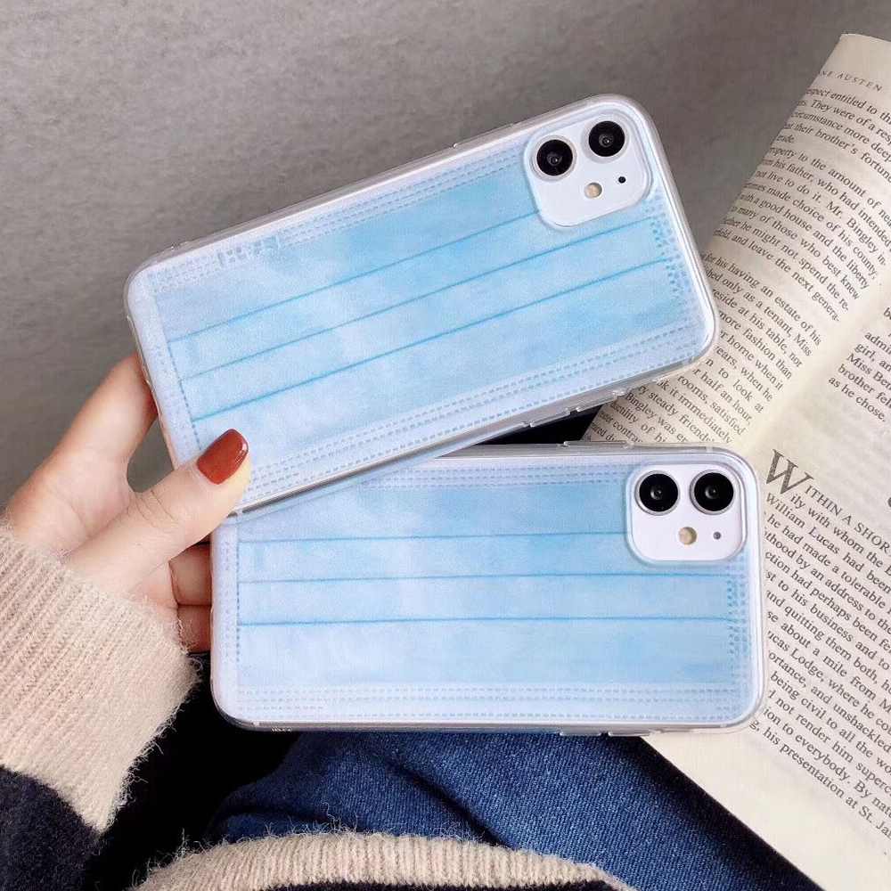 BakeeyCreativeFaceMaskPatternShockproofSoftTPUProtectiveCaseBackCoverforiPhone1111Pro11ProMax-1675330-5