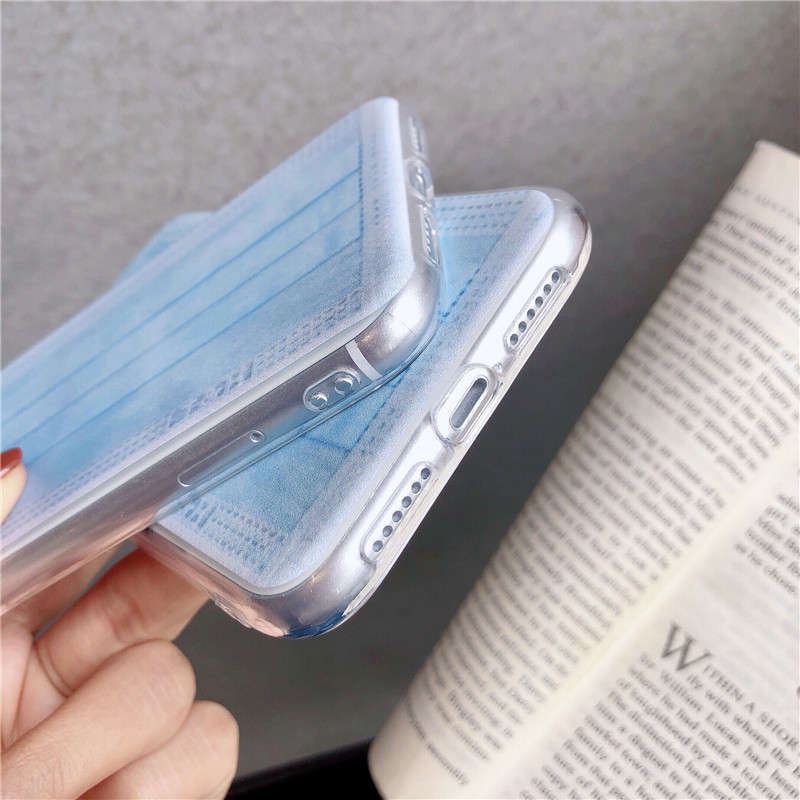 BakeeyCreativeFaceMaskPatternShockproofSoftTPUProtectiveCaseBackCoverforiPhone1111Pro11ProMax-1675330-7