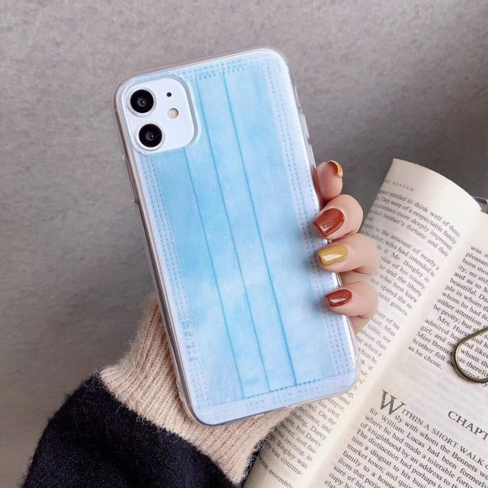 BakeeyCreativeFaceMaskPatternShockproofSoftTPUProtectiveCaseBackCoverforiPhone1111Pro11ProMax-1675330-8