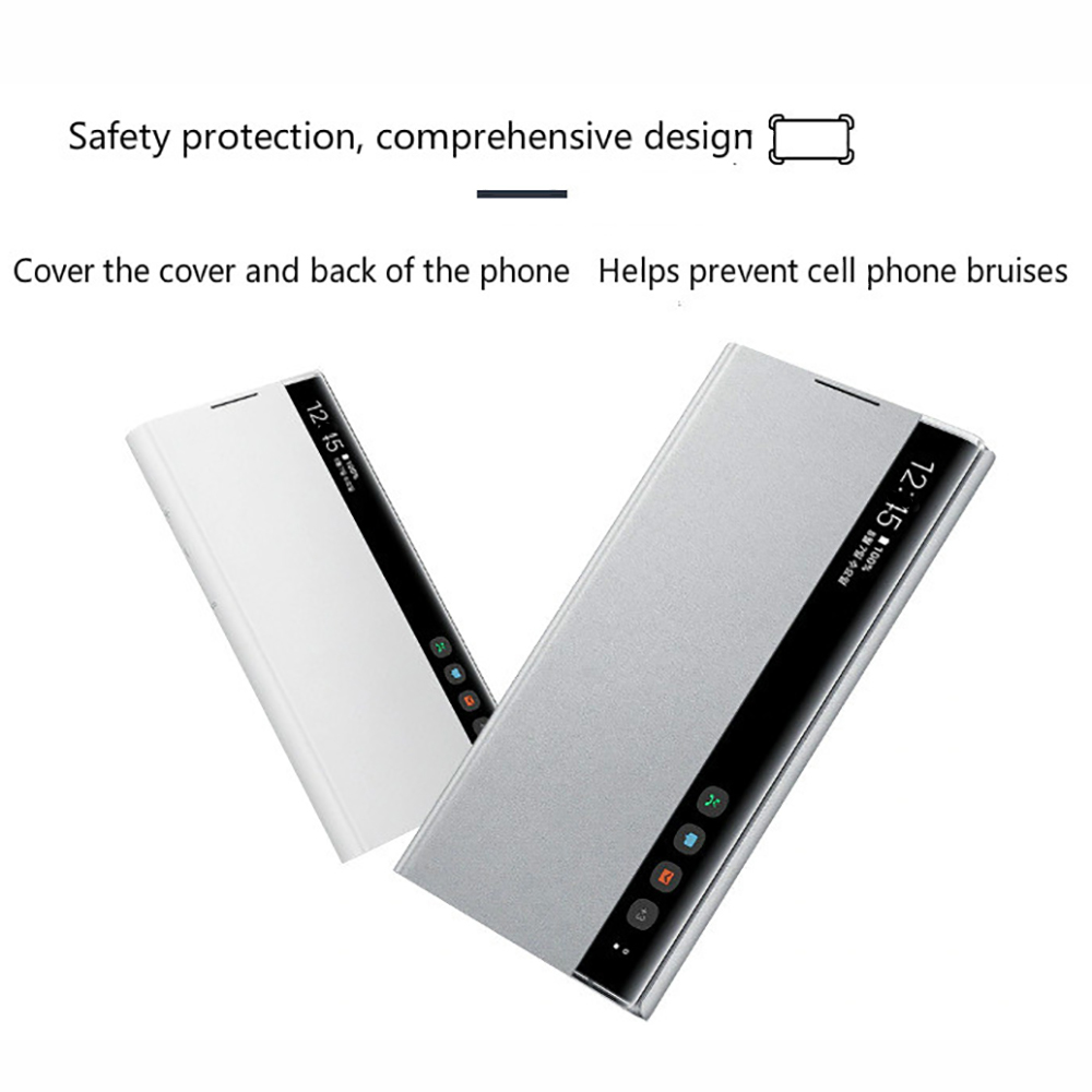 BakeeyFoldableFlipSmartSleepWindowViewStandPULeatherProtectiveCaseforSamsungGalaxyS9-1620288-8