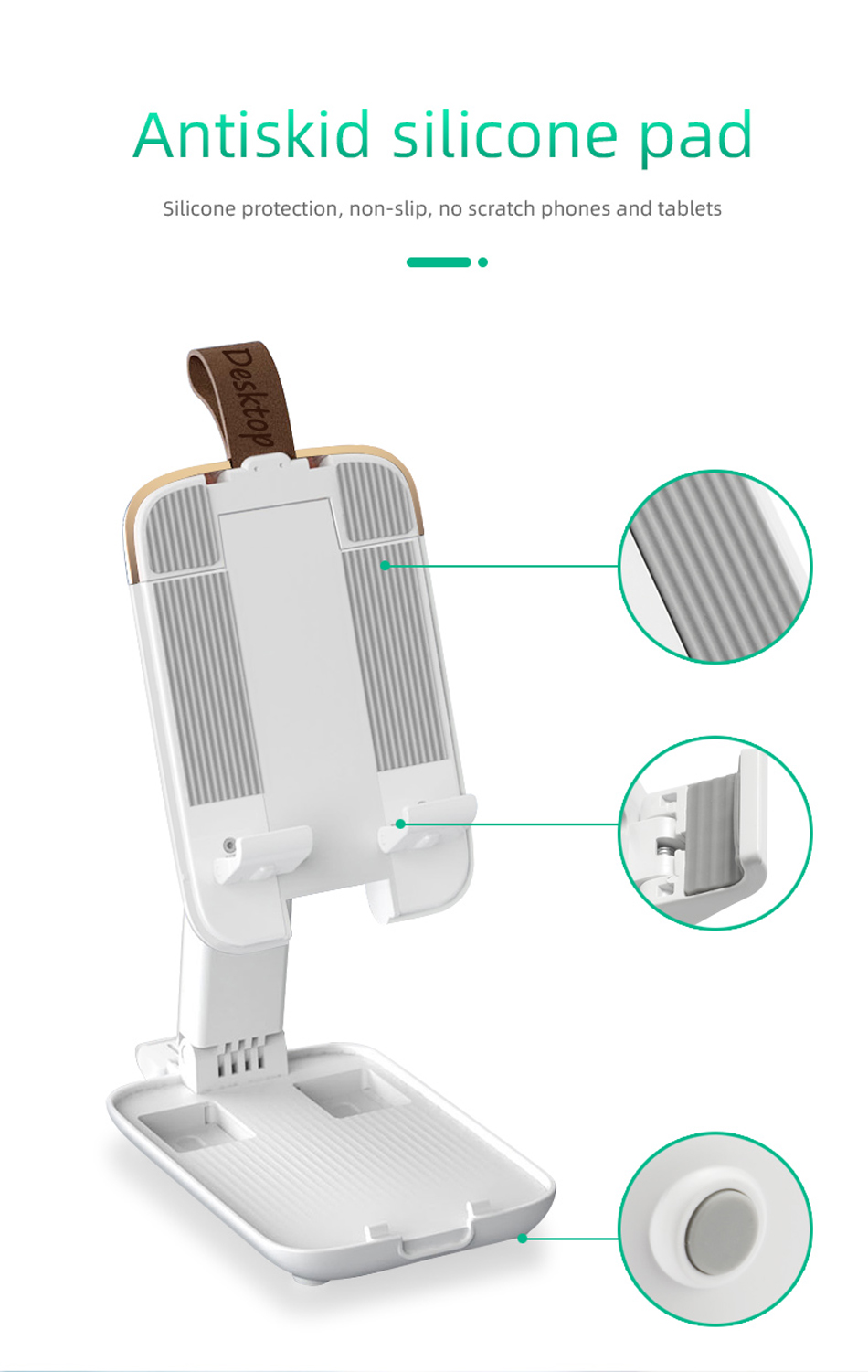 BakeeyFoldingStretchablePhoneTabletHolderStandDesktopBracketforiPadProPOCOF3Devicesbelow4-13inch-1858694-3