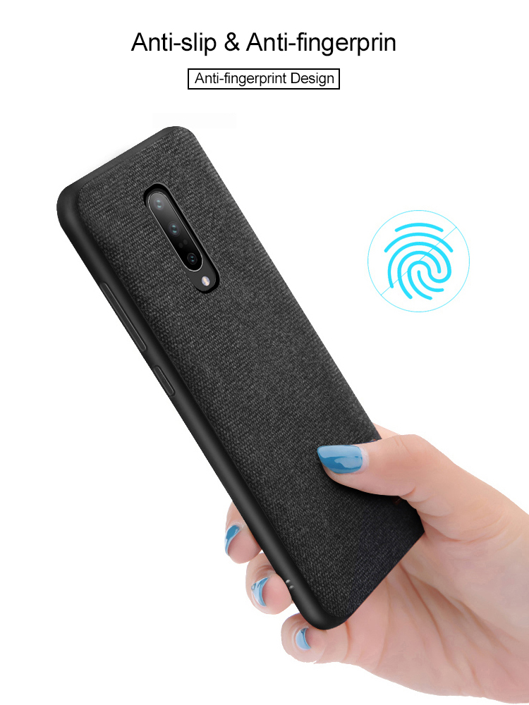 BakeeyLuxuryFabricSpliceSoftSiliconeEdgeShockproofProtectiveCaseForOnePlus7Pro-1512509-3