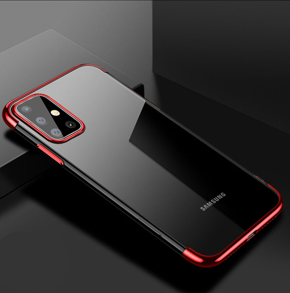 BakeeyPlatingUltra-thinTransparentSoftTPUShockproofProtectiveCaseforSamsungGalaxyS20-1631086-10