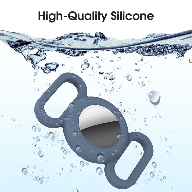 BakeeyPortablePureSiliconeProtectiveCoverSleeveforAppleAirtagsbluetoothTracker-1859258-3
