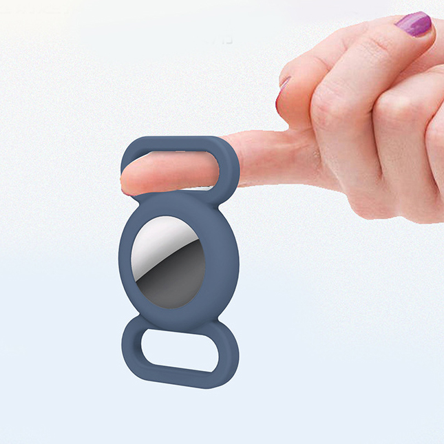 BakeeyPortablePureSiliconeProtectiveCoverSleeveforAppleAirtagsbluetoothTracker-1859258-5