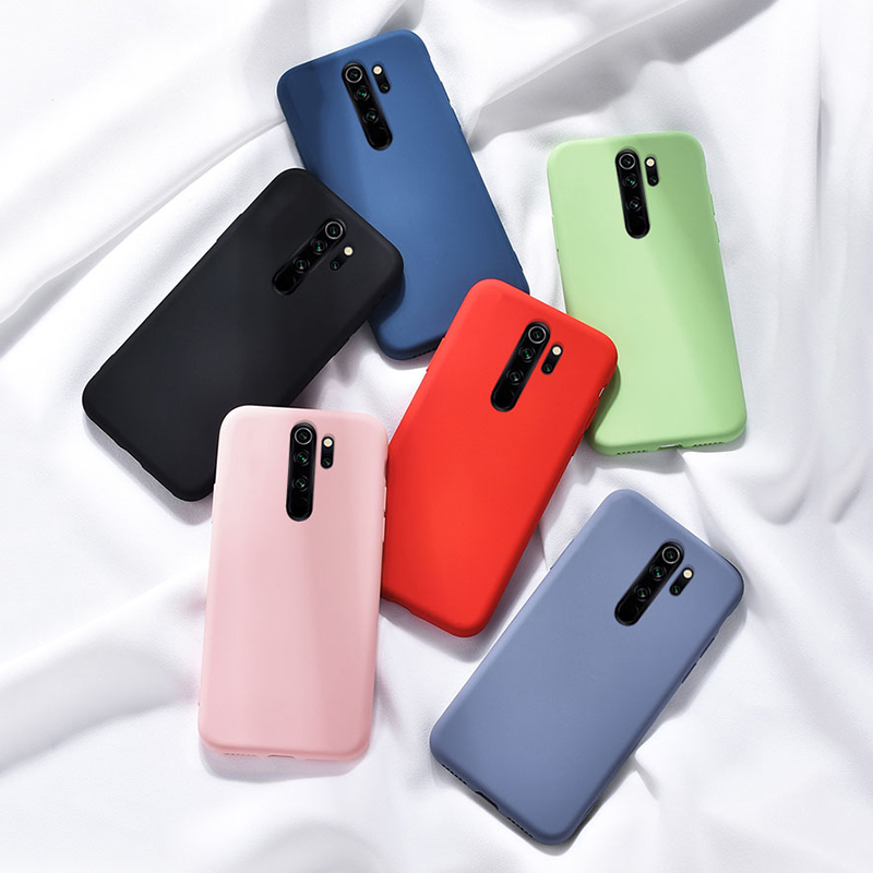 BakeeySmoothLiquidSiliconeRubberBackCoverProtectiveCaseforXiaomiRedmiNote8ProNon-original-1565942-11