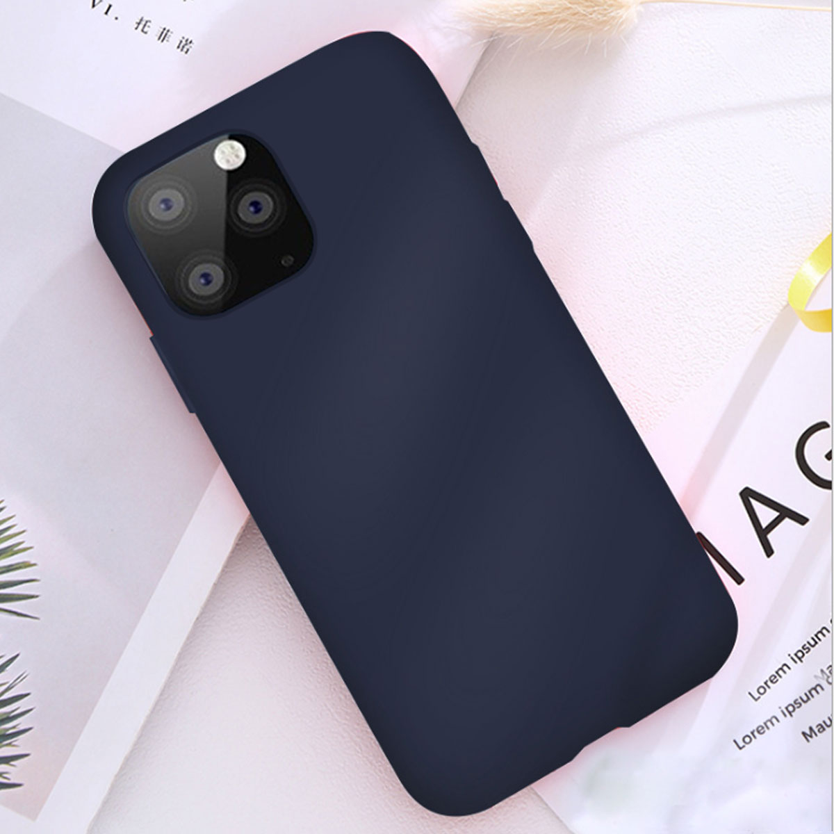 BakeeySmoothShockproofSoftLiquidSiliconeRubberBackCoverProtectiveCaseforiPhone11Series-1588312-13