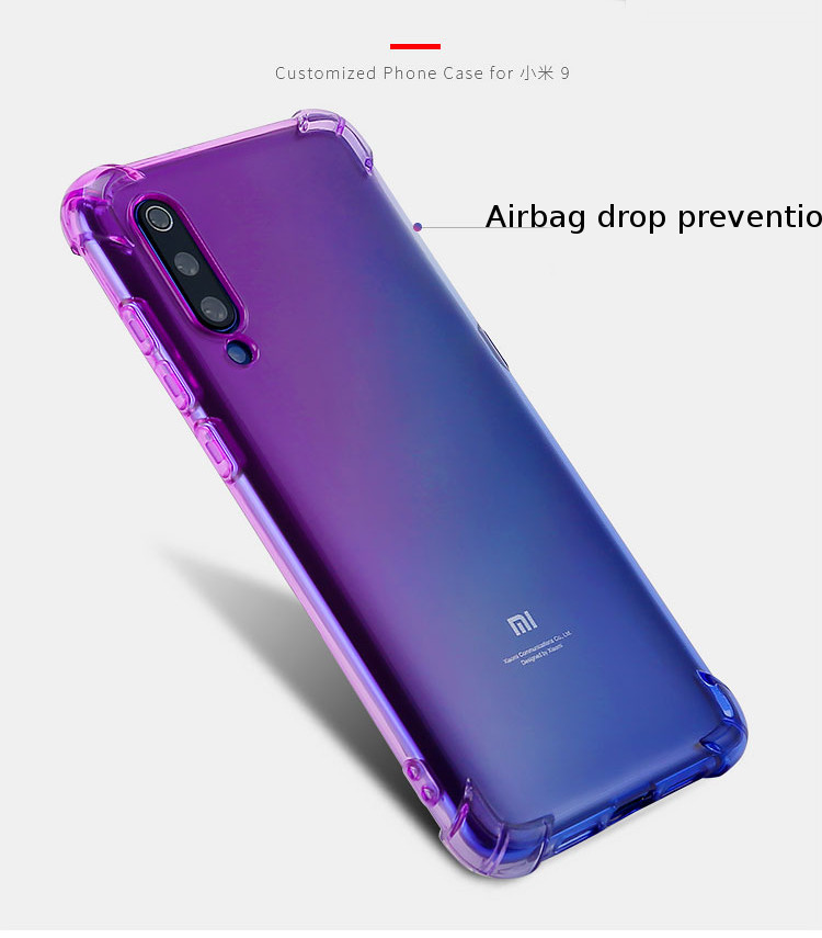 BakeeyXiaomiMi9GradientShockproofSoftTPUProtectiveCase-1590283-2