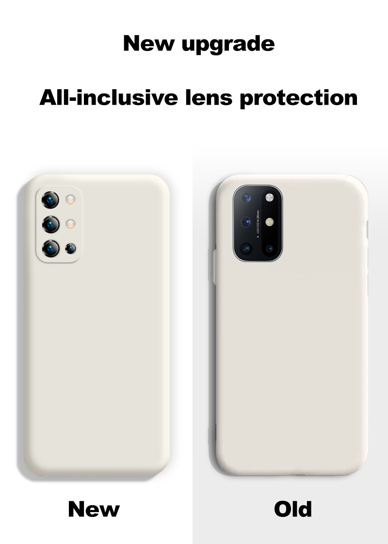 BakeeyforOnePlus8TCaseSmoothShockproofwithLensProtectorSoftLiquidSiliconeRubberBackCoverProtectiveCa-1770816-3