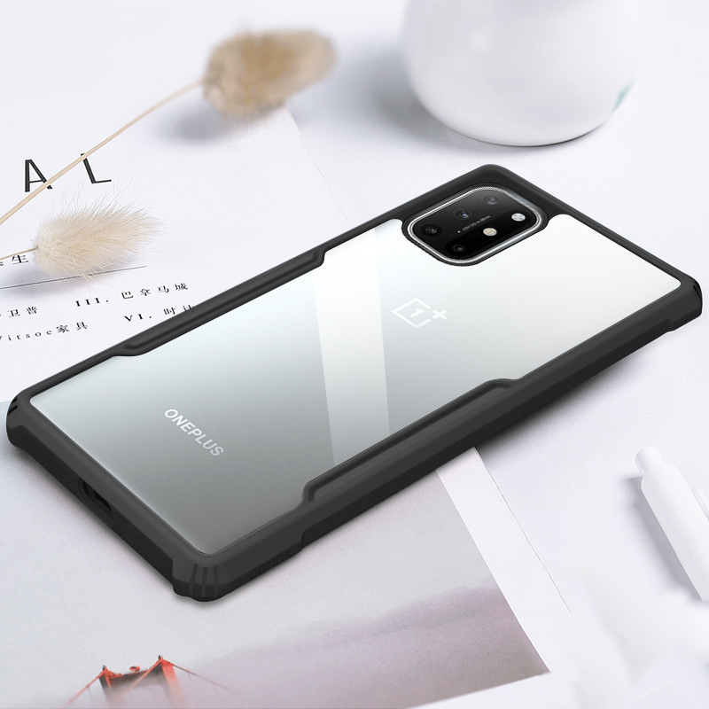 BakeeyforOnePlus8TCasewithBumpersShockproofAnti-FingerprintTransparentAcrylicProtectiveCase-1773218-9