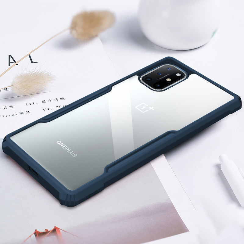 BakeeyforOnePlus8TCasewithBumpersShockproofAnti-FingerprintTransparentAcrylicProtectiveCase-1773218-10