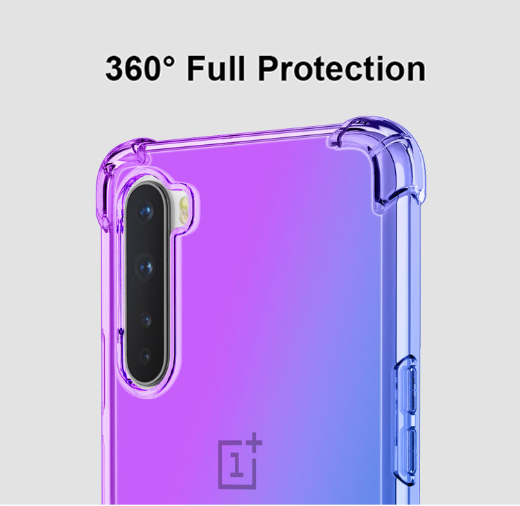 BakeeyforOnePlusNordCaseGradientColorwithFour-CornerAirbagsShockproofTranslucentSoftTPUProtectiveCas-1736952-4