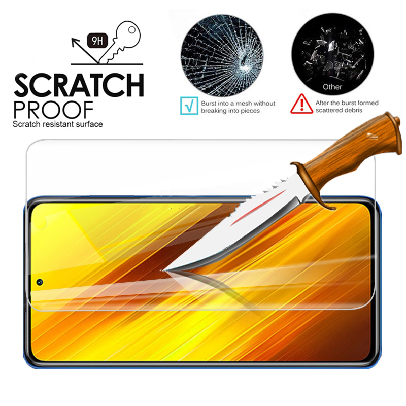 BakeeyforPOCOX3ProPOCOX3NFCFlim1235PCSHDClear9HAnti-ExplosionAnti-ScratchTemperedGlassScreenProtecto-1739554-4