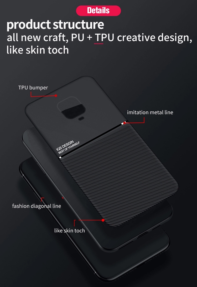 BakeeyforXiaomiRedmi9CCaseMagneticTextureNon-slipLeatherTPUShockproofProtectiveCaseNon-original-1762821-8