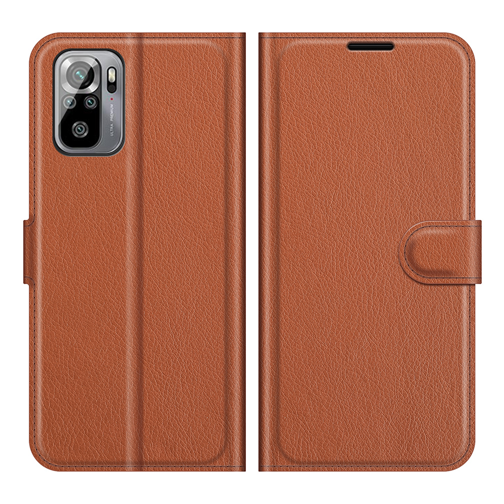 BakeeyforXiaomiRedmiNote10RedmiNote10SCaseLitchiPatternFlipShockproofPULeatherFullBodyProtectiveCase-1847571-10