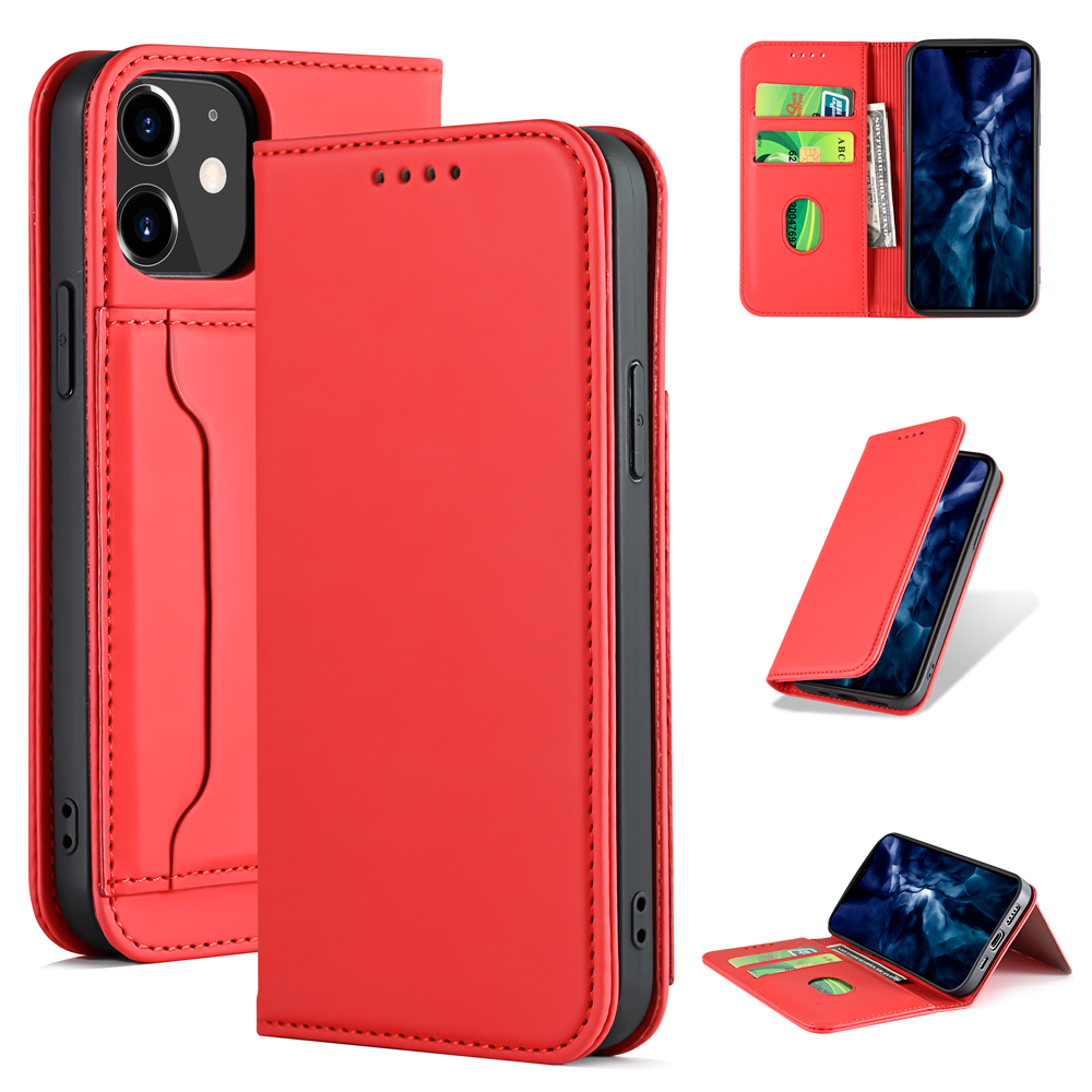 BakeeyforiPhone12Pro12CaseBusinessFlipMagneticwithMulti-CardSlotsWalletShockproofPULeatherProtective-1754559-15