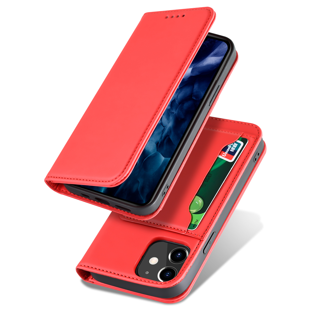 BakeeyforiPhone12Pro12CaseBusinessFlipMagneticwithMulti-CardSlotsWalletShockproofPULeatherProtective-1754559-17