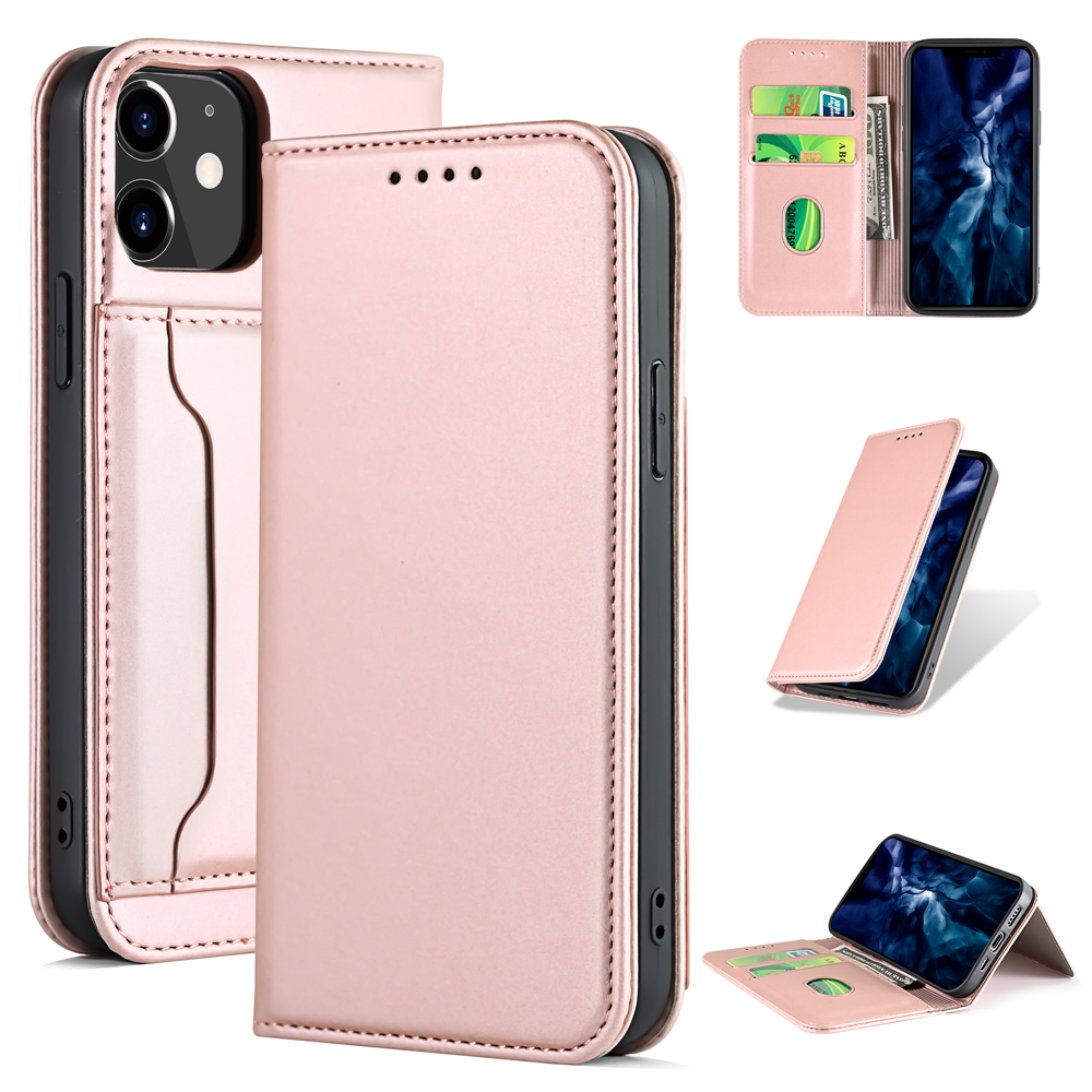 BakeeyforiPhone12Pro12CaseBusinessFlipMagneticwithMulti-CardSlotsWalletShockproofPULeatherProtective-1754559-18