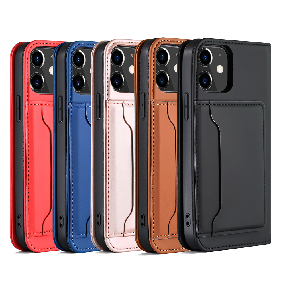 BakeeyforiPhone12Pro12CaseBusinessFlipMagneticwithMulti-CardSlotsWalletShockproofPULeatherProtective-1754559-22