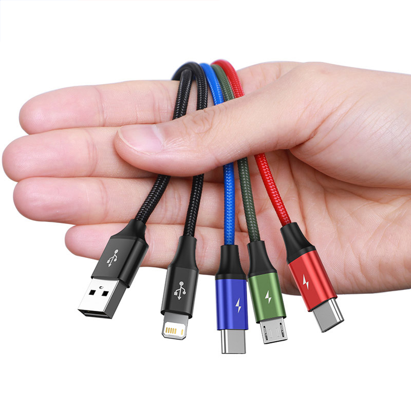 Baseus3-in-14-in-135AUSB-AtoiPMicroType-CCableFastChargingDataTransmissionCopperCoreLine03M12MLongfo-1984832-1