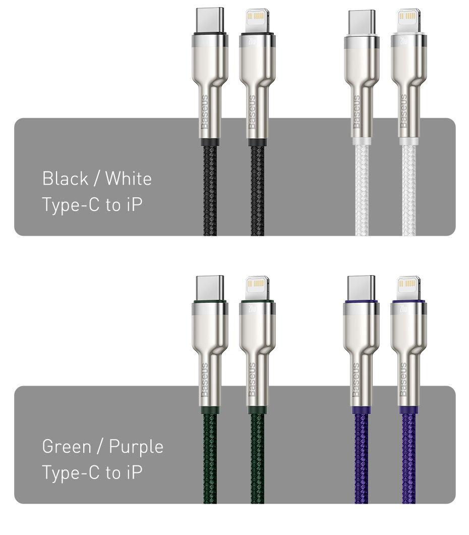 BaseusCafulePD20WType-CToiPCableFastChargingMetalDataCableForiPhone1112131414Plus14ProMaxforiPad-1976276-13