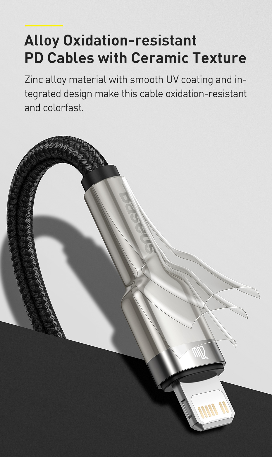 BaseusCafulePD20WType-CToiPCableFastChargingMetalDataCableForiPhone1112131414Plus14ProMaxforiPad-1976276-4