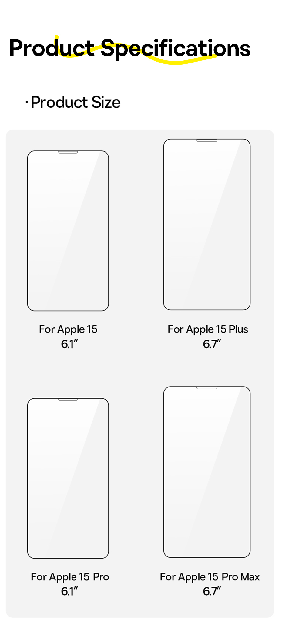 BaseusCorningSeriesFull-CoverageHDTemperedGlassScreenProtectorforiPhone1515Plus15Pro15ProMax-1998625-14