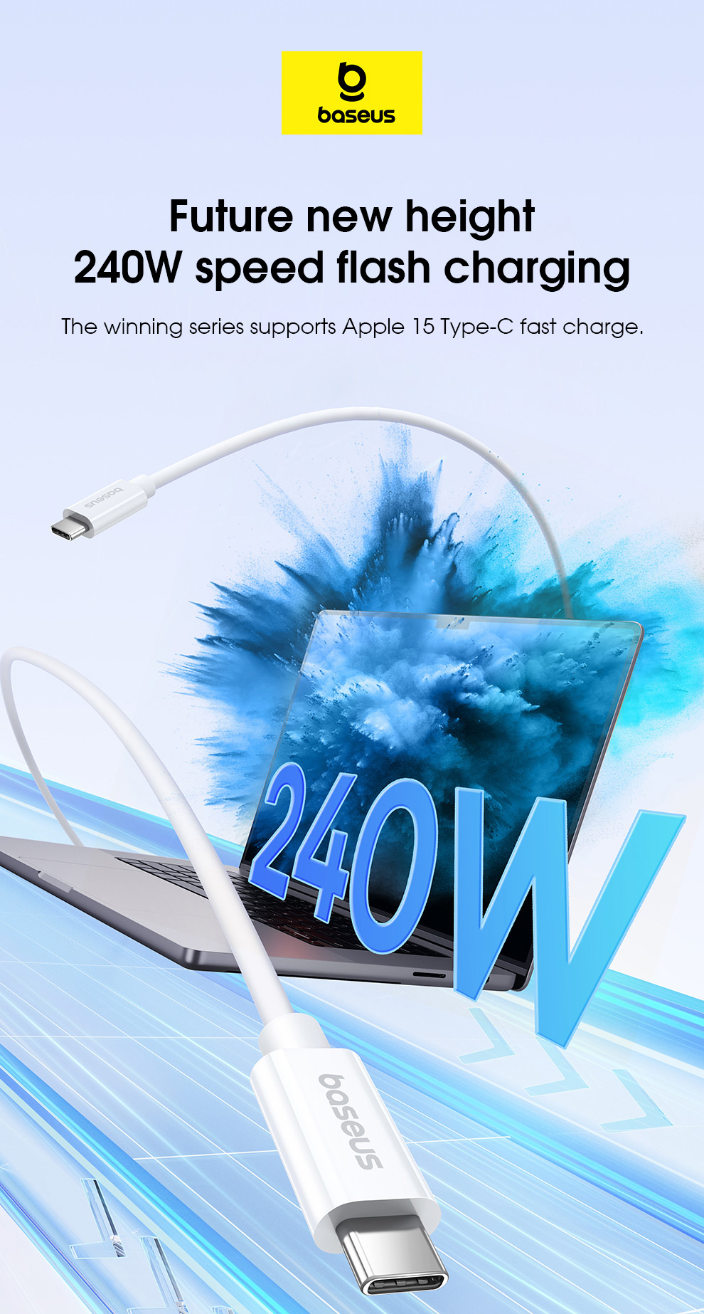 BaseusSuperiorSeries2240WType-CtoType-CUSB4CablePD31FastChargingDataTransmissionCopperCoreLine18MLon-2015226-1