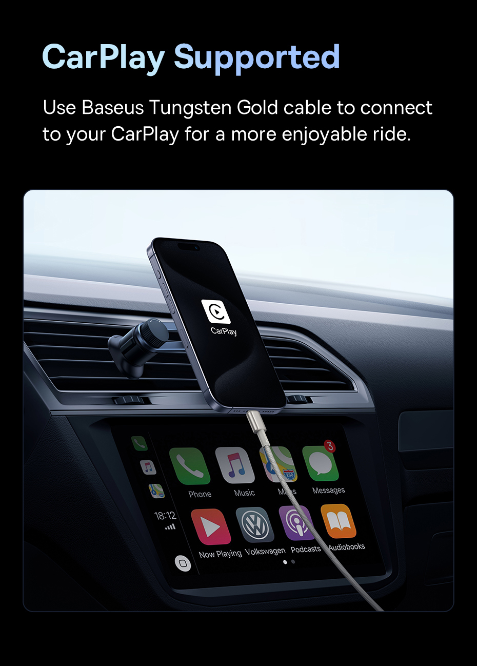 BaseusTungstonGoldSeries5A100WType-CtoType-CCableFastChargingDataTransmissionTinnedCopperCoreLine1ML-2007445-14