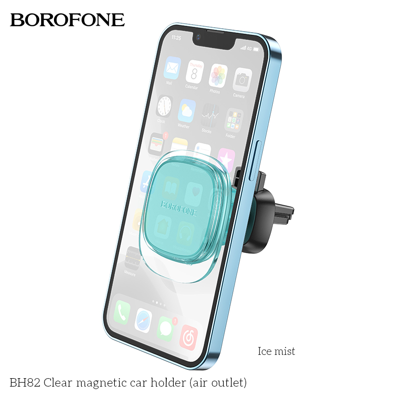 BorofoneBH82CarPhoneHolderMagneticCarMountAirOutletforiPhone141312SeriesforXiaomiforSamsung-1979783-3