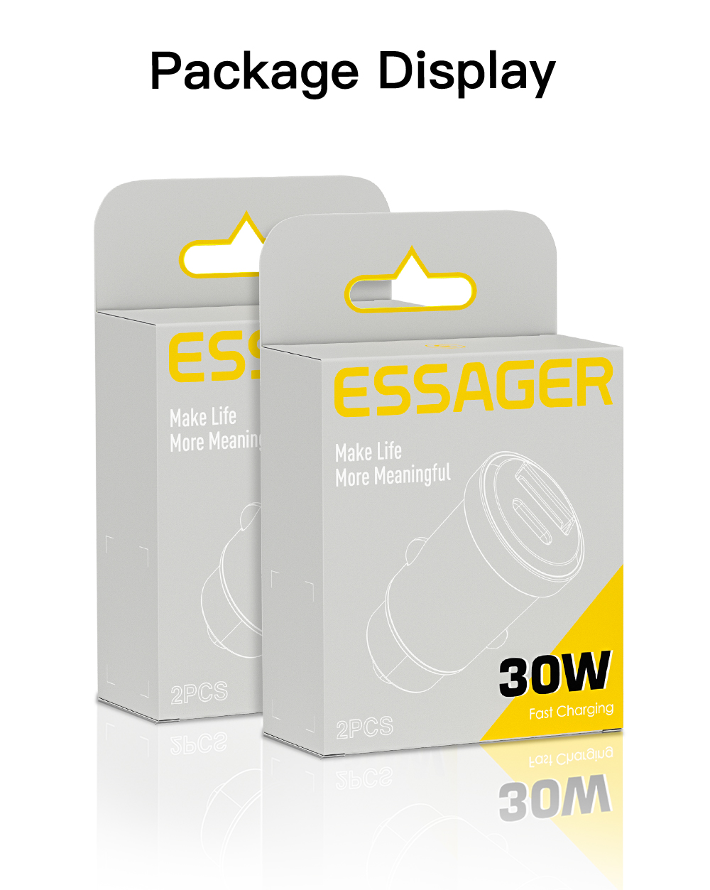 Essager30WUSBPDQC30SCPFastChargingCarChargerForiPhone1313Mini13ProMaxForSamsungGalaxyS22S22UltraForH-1974275-15