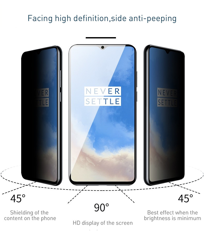 ForOnePlus7TBakeeyAnti-PeepingPrivacy9HAnti-ExplosionTemperedGlassScreenProtector-1624009-2