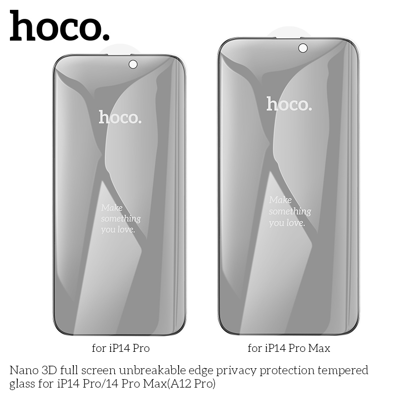 HOCOforforiPhone14Pro14ProMaxScreenProtectorNano3DFullScreenTemperedGlass-1976699-1