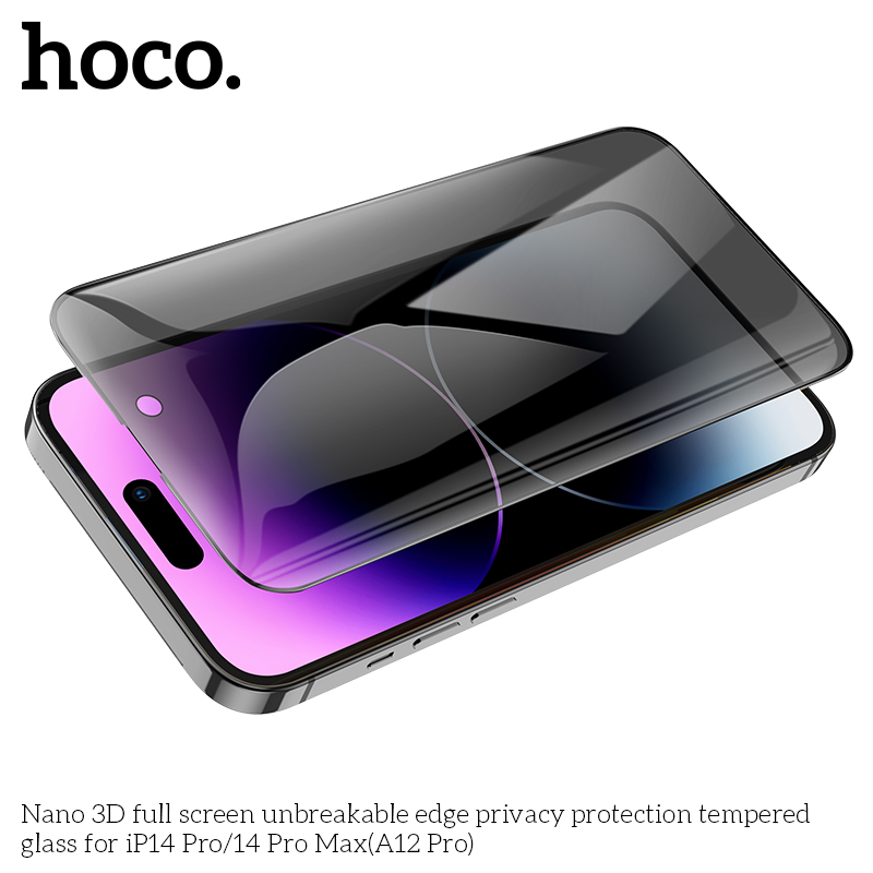 HOCOforforiPhone14Pro14ProMaxScreenProtectorNano3DFullScreenTemperedGlass-1976699-3