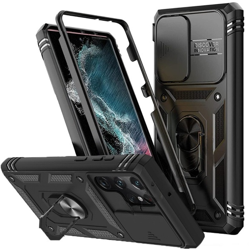 Multi-layersShockproofMobilePhoneCasewithMetalPatchRingHolderHardPCTPUProtectiveCaseforSamsungGalaxy-1983515-1