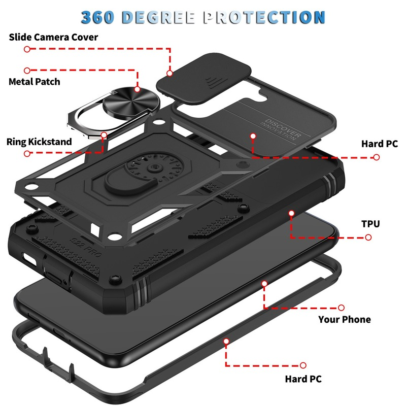 Multi-layersShockproofMobilePhoneCasewithMetalPatchRingHolderHardPCTPUProtectiveCaseforSamsungGalaxy-1983515-2