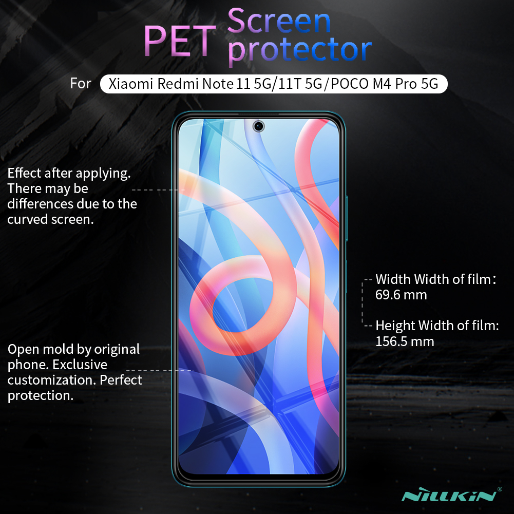 NillkinMatteScratch-resistenceSoftProtectiveScreenProtectorFilmForXiaomiNote115G11T5GPOCOM4Pro5GNon-1974501-1